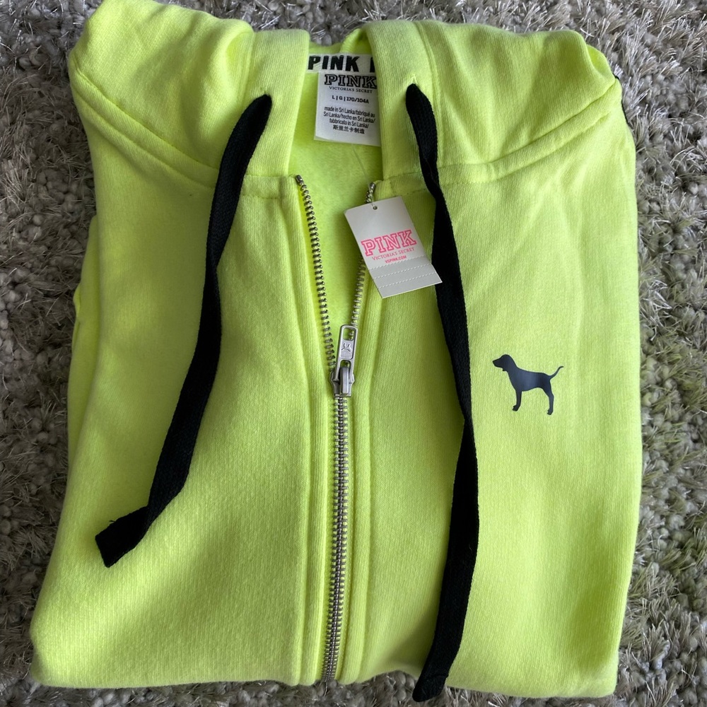 Brand New‼️PINK Hoodie-Neon Color